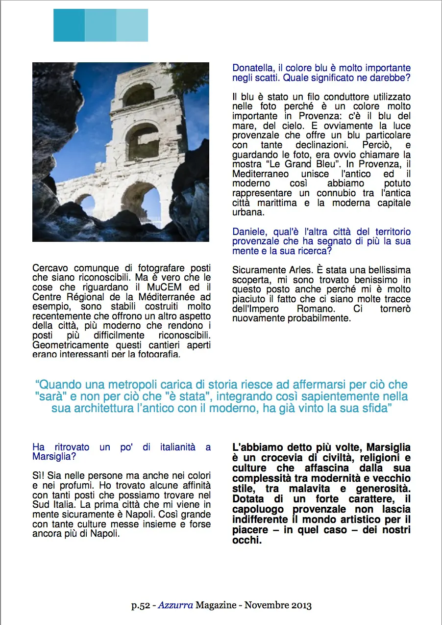 Azzurra magazine, pagina 3
